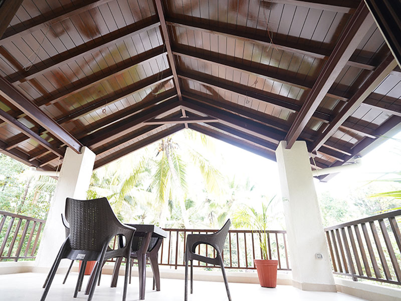 Villa P1 / P2 Terrace view